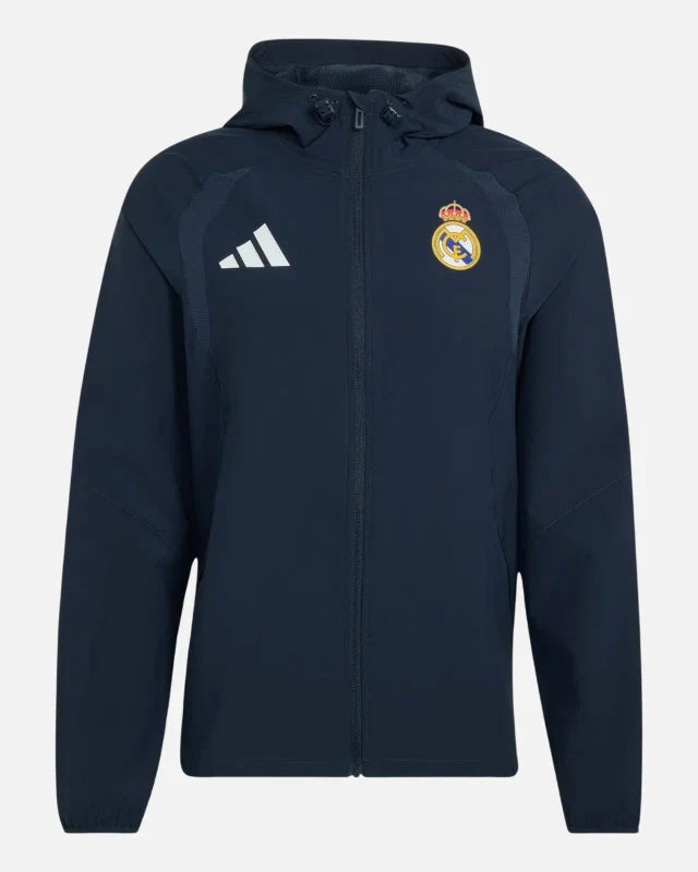 Veste Real Madrid Tiro Travel 2026/2027- Bleu