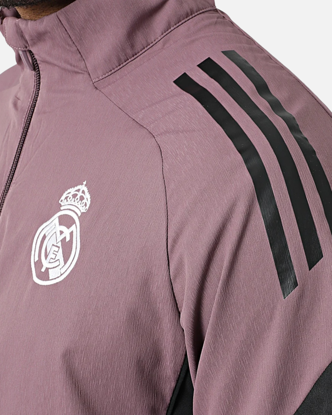 Veste de survêtement Real Madrid 2026 - Noir/Rose