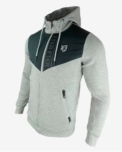 Veste de survêtement FTKR Fleece - Gris/Noir