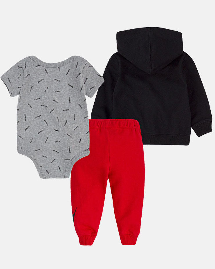 Ensemble Survêtement Nike Bébé - Noir/Rouge/Gris