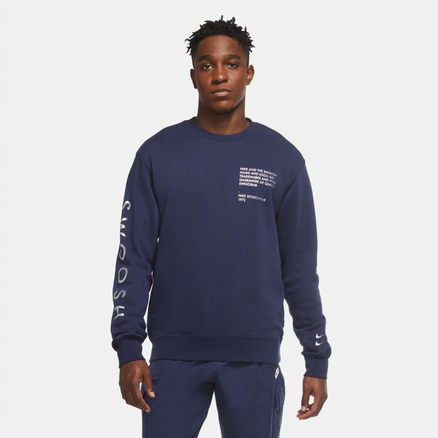 Sweat Nike Swoosh - Bleu
