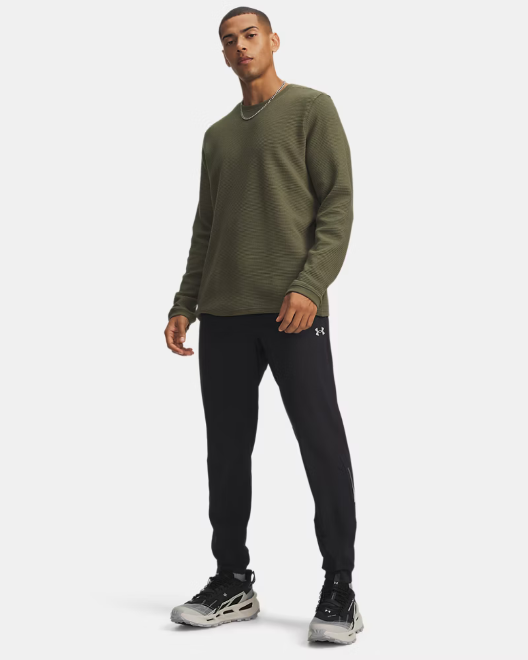 Pantalon de survêtement Under Armour Explor Trail Run - Noir