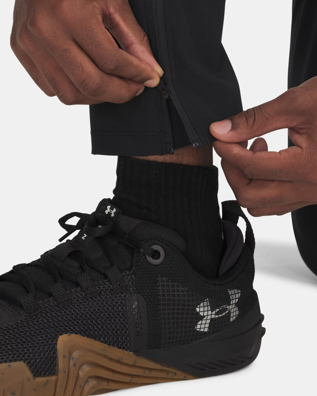 Pantalon de survêtement Under Armour Running Launch - Noir/Jaune