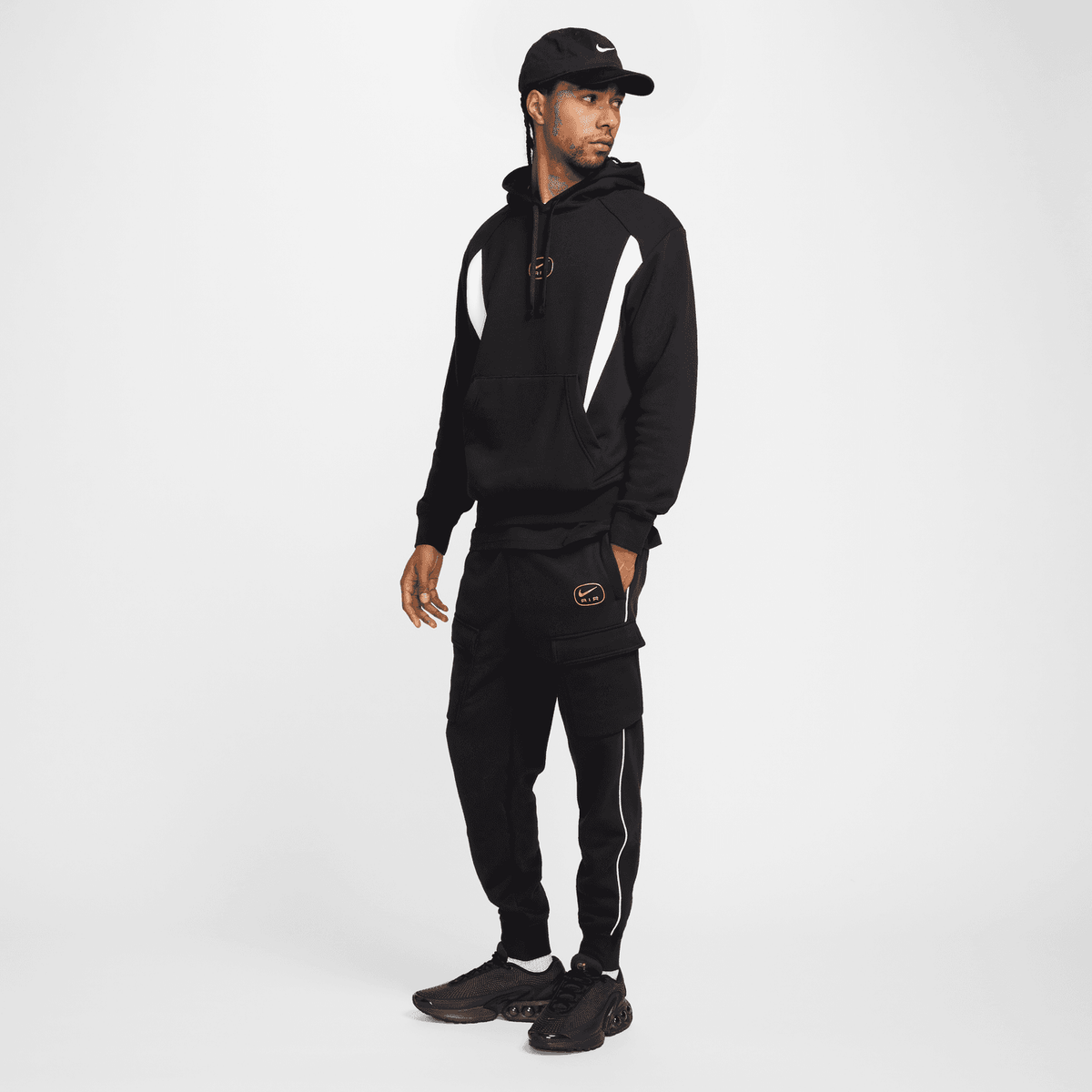 Pantalon Nike Air Cargo - Noir/Doré