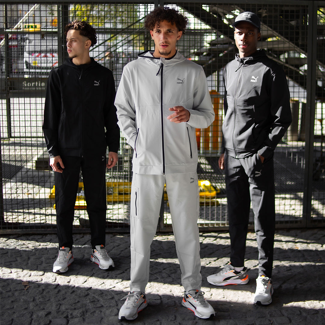Pantalon de survêtement Puma Woven - Gris/Noir