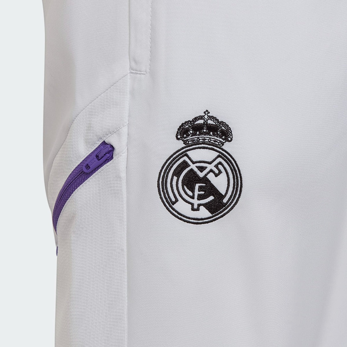 Pantalon de survêtement Real Madrid Condivo 2022/2023 Junior - Blanc/Violet