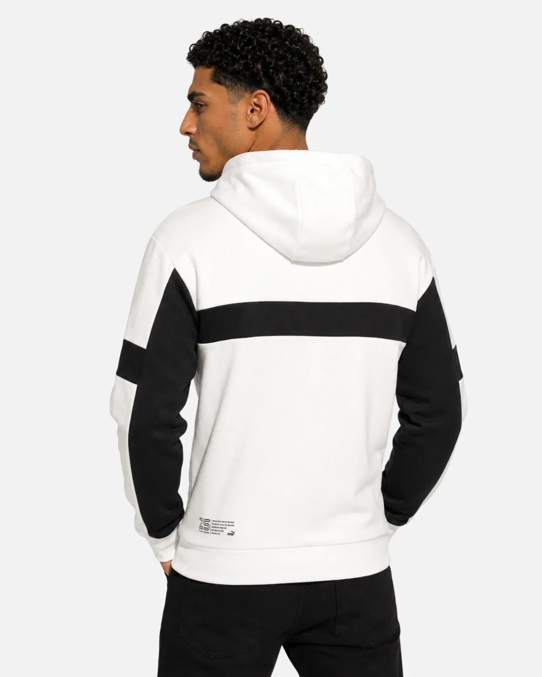 Sweat à capuche Puma BMW M Motorsport - Blanc/Noir