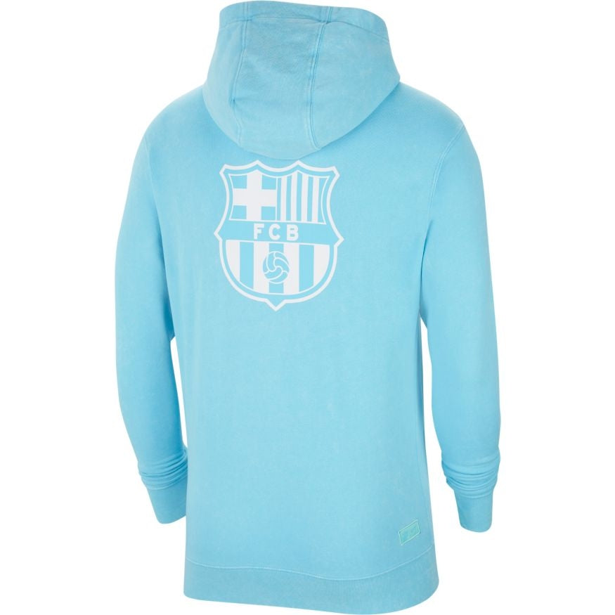 Sweat capuche FC Barcelone - Bleu