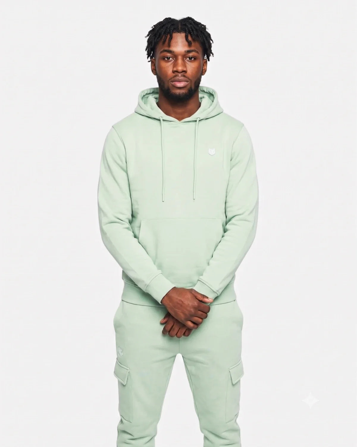 Sweat à capuche FK Cargo - Vert d'eau