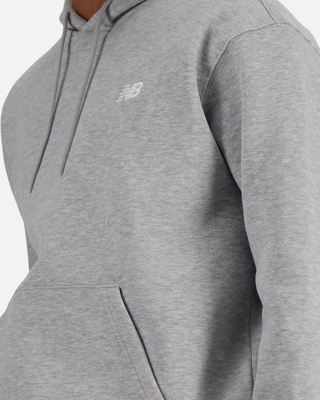 Sweat à capuche New Balance Essential - Gris