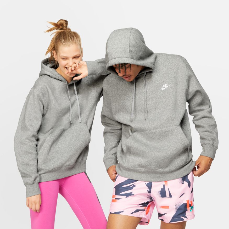 Sweat capuche Nike Sportswear Club fleece - Gris