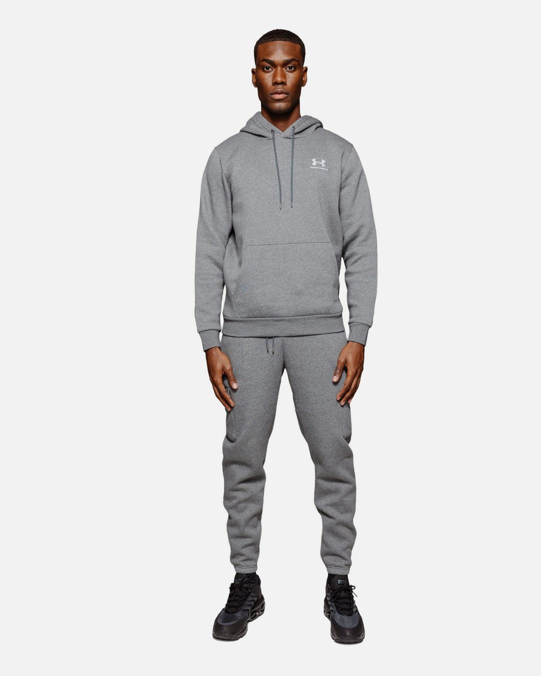Sweat à capuche Under Armour Essential Fleece - Gris