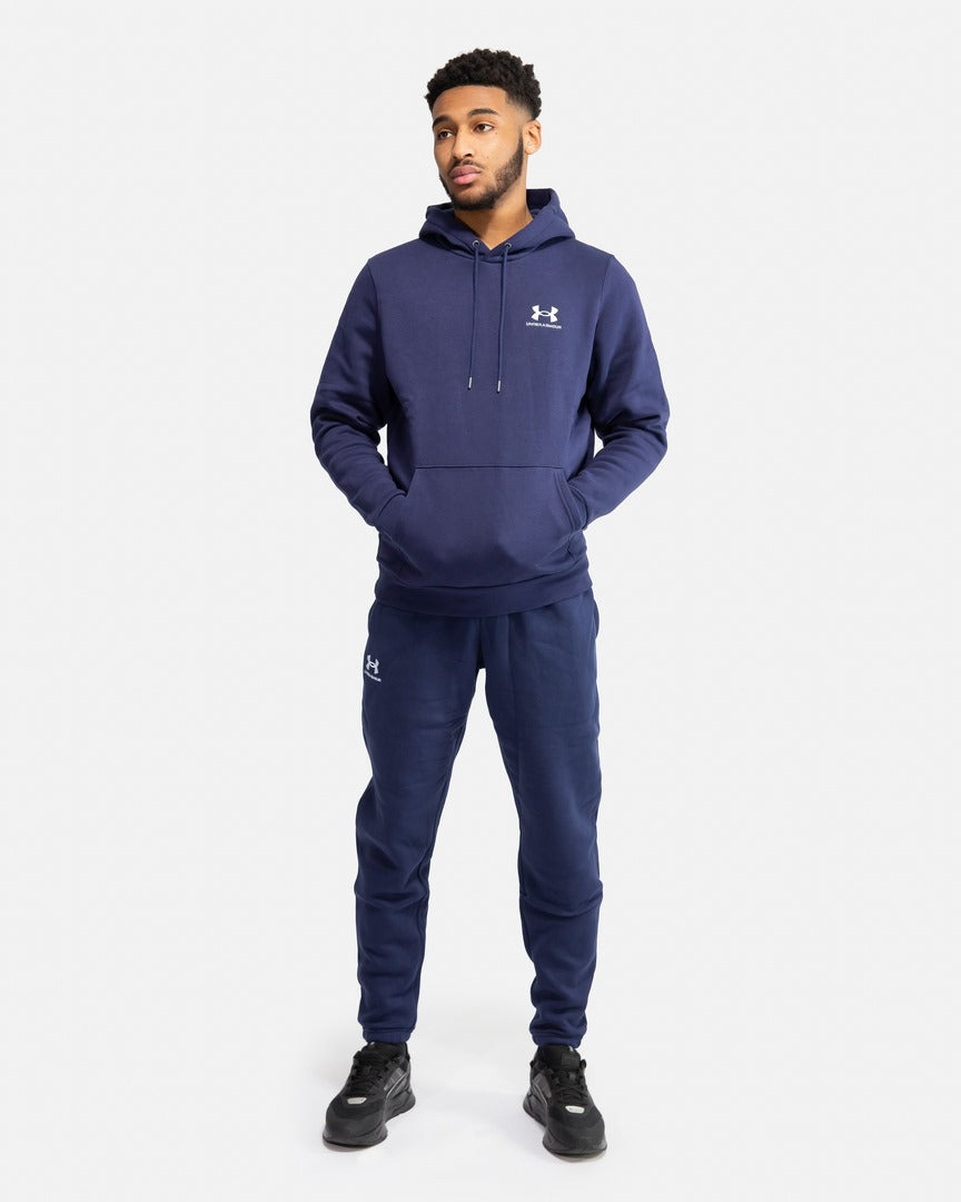 Sweat capuche Under Armour Essential Fleece - Marine