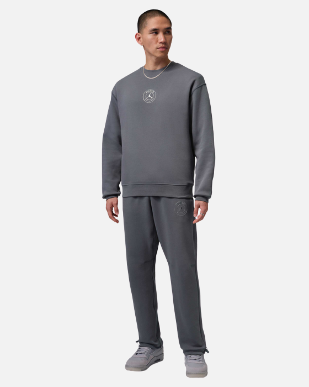 Sweat PSG Hoop Fleece - Gris
