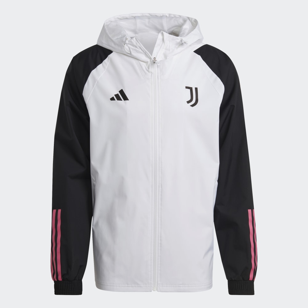 Veste Coupe-Vent Juventus - Blanc/Noir