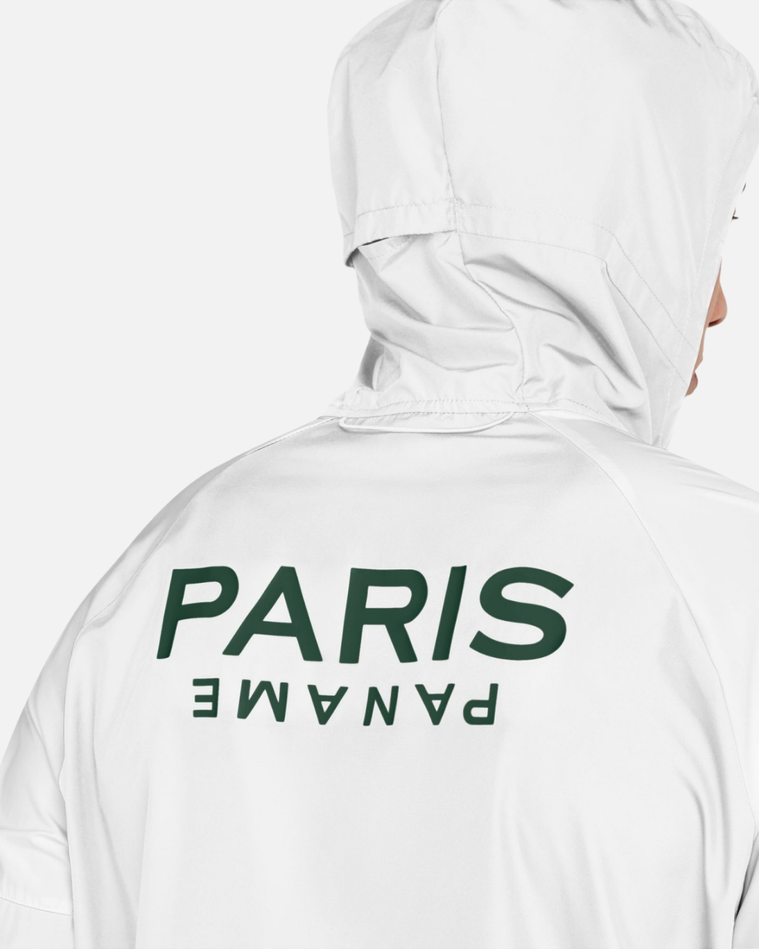 Veste Coupe-Vent PSG 2026/2027 - Blanc/Vert