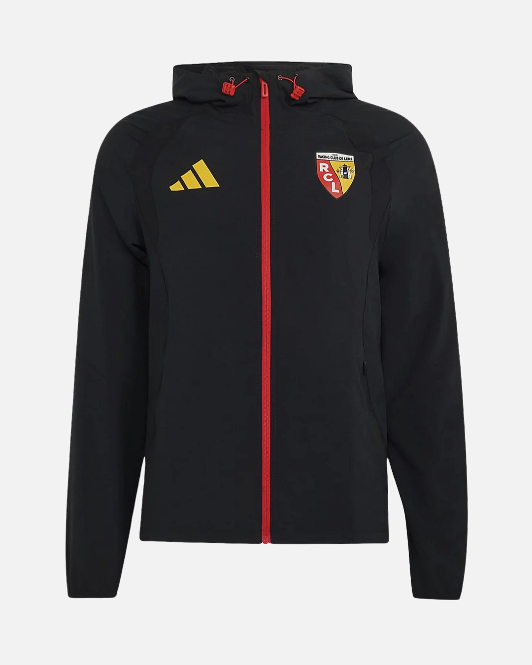 Veste Coupe-Vent RC Lens 2026/2027 - Noir/Rouge