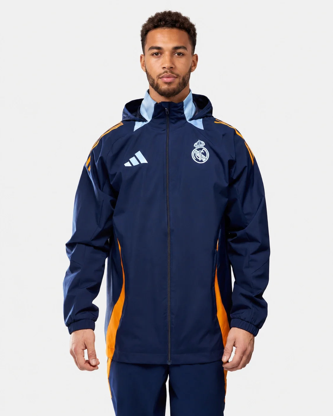 Veste coupe-vent Real Madrid 2024/2025 - Bleu