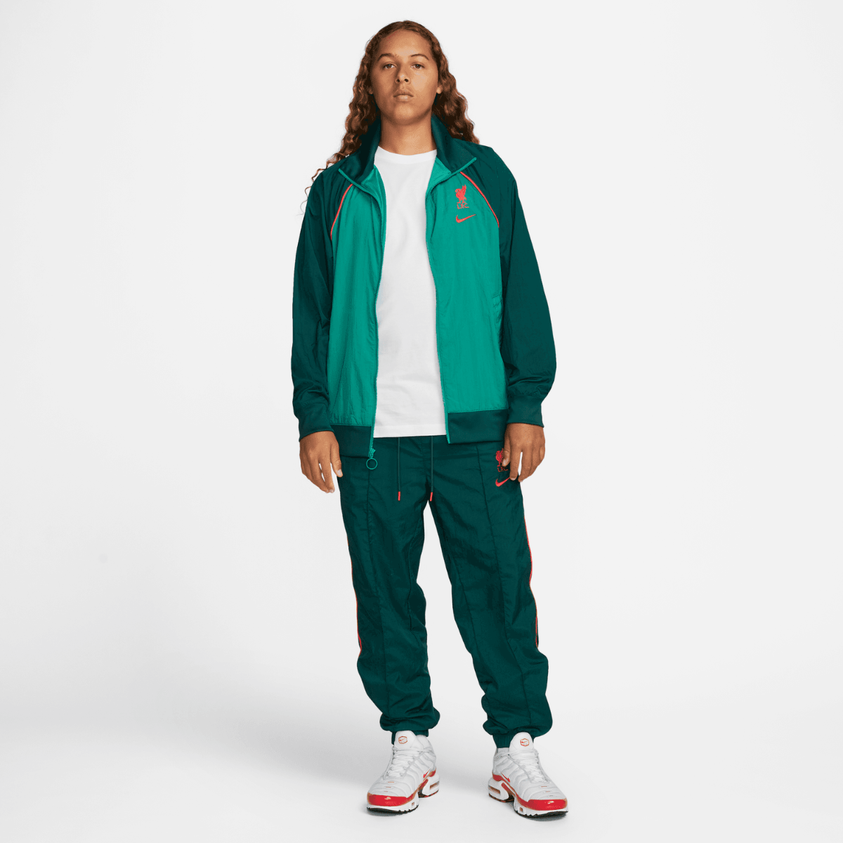 Veste de survêtement Liverpool - Vert/Rouge