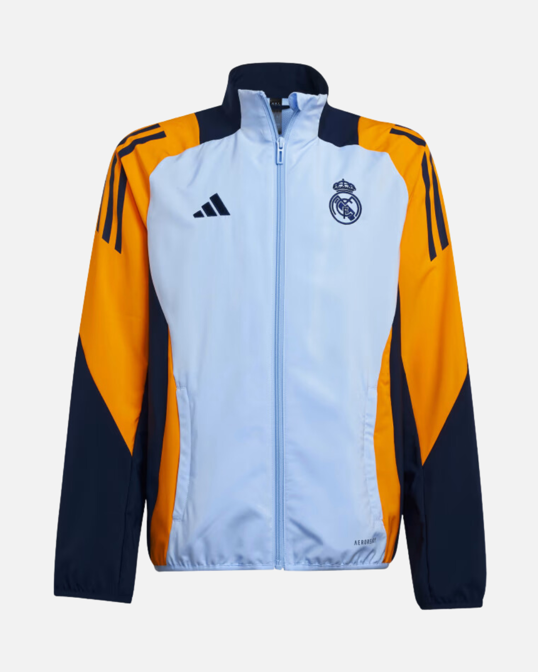 Veste de survêtement Real Madrid Junior 2024/2025 - Bleu/Orange