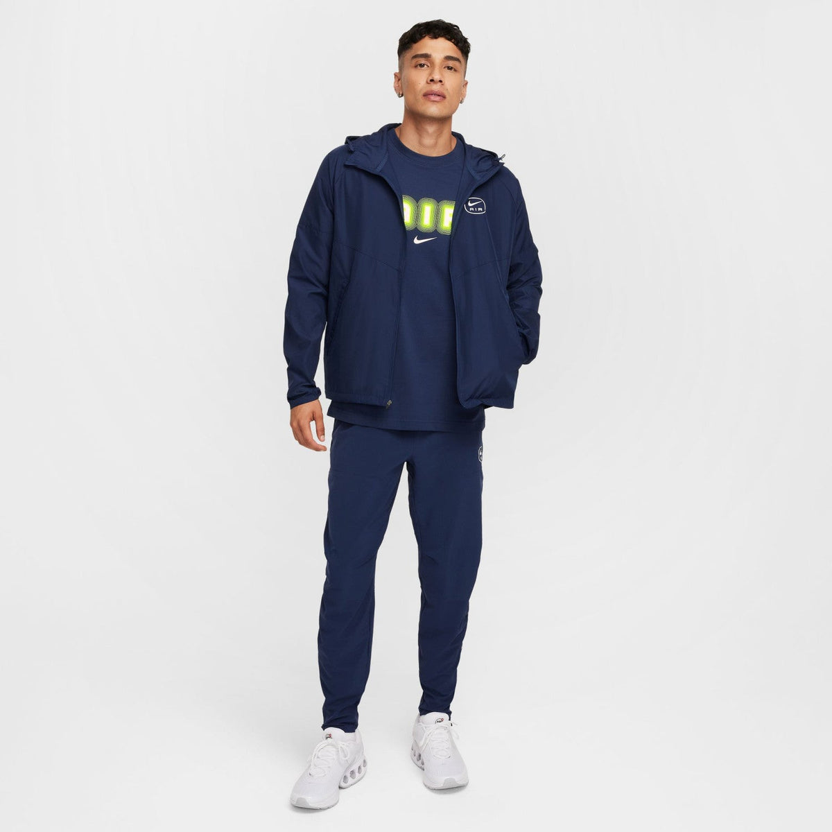 Veste Nike Running Air - Bleu/Vert