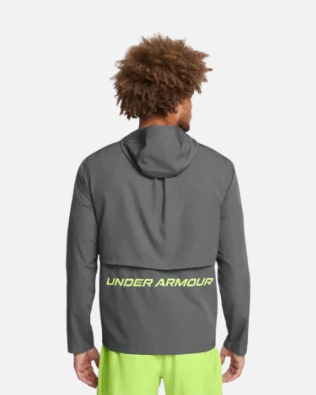 Veste Under Armour Running Launch Hooded - Gris/Vert