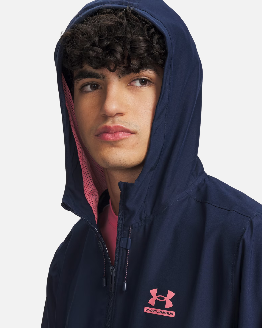 Veste Under Armour Tech Sport Woven - Bleu/Rose
