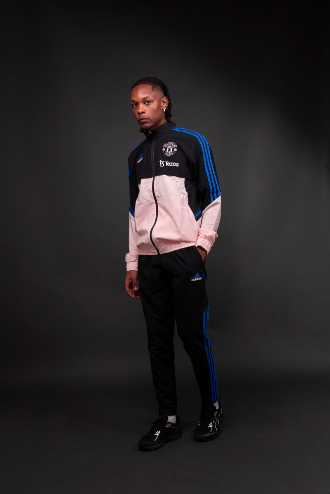 Pantalon de survêtement Manchester United - Noir/Bleu