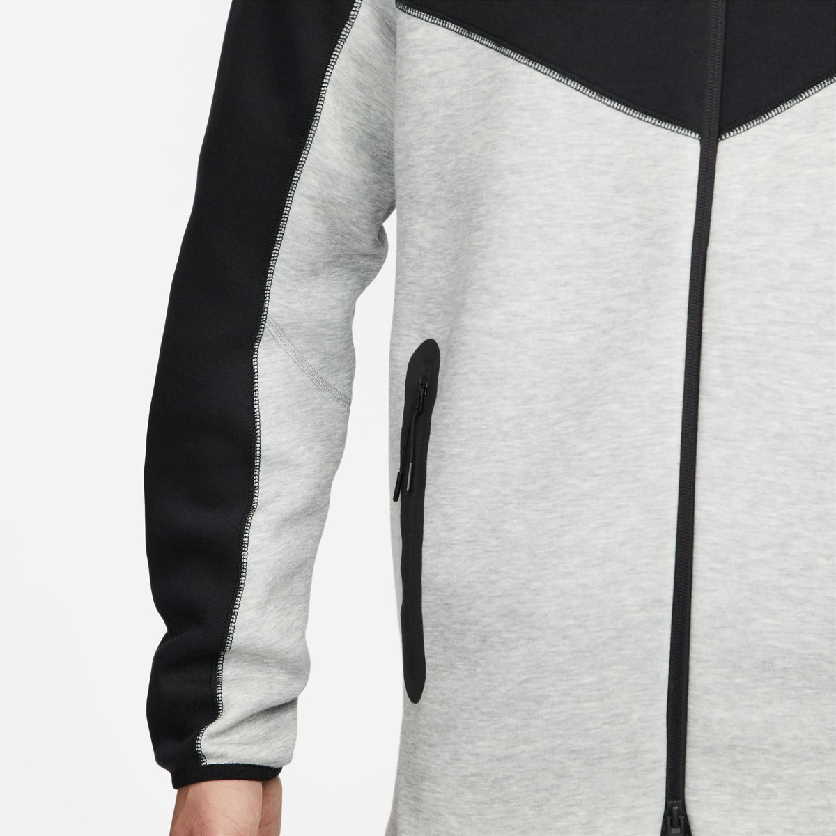 Veste Nike Tech Fleece Windrunner - Gris/Noir