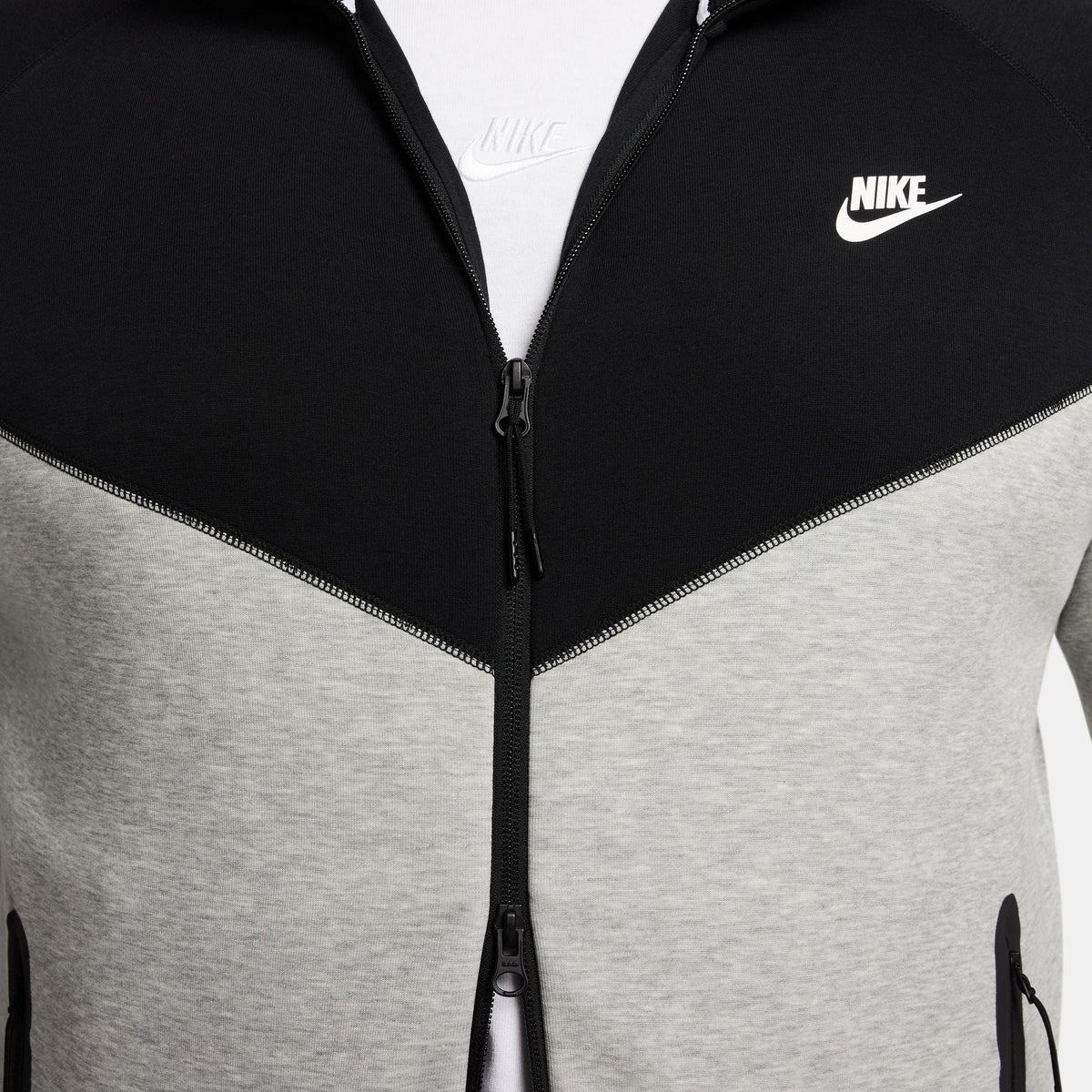 Veste Nike Tech Fleece Windrunner - Gris/Noir