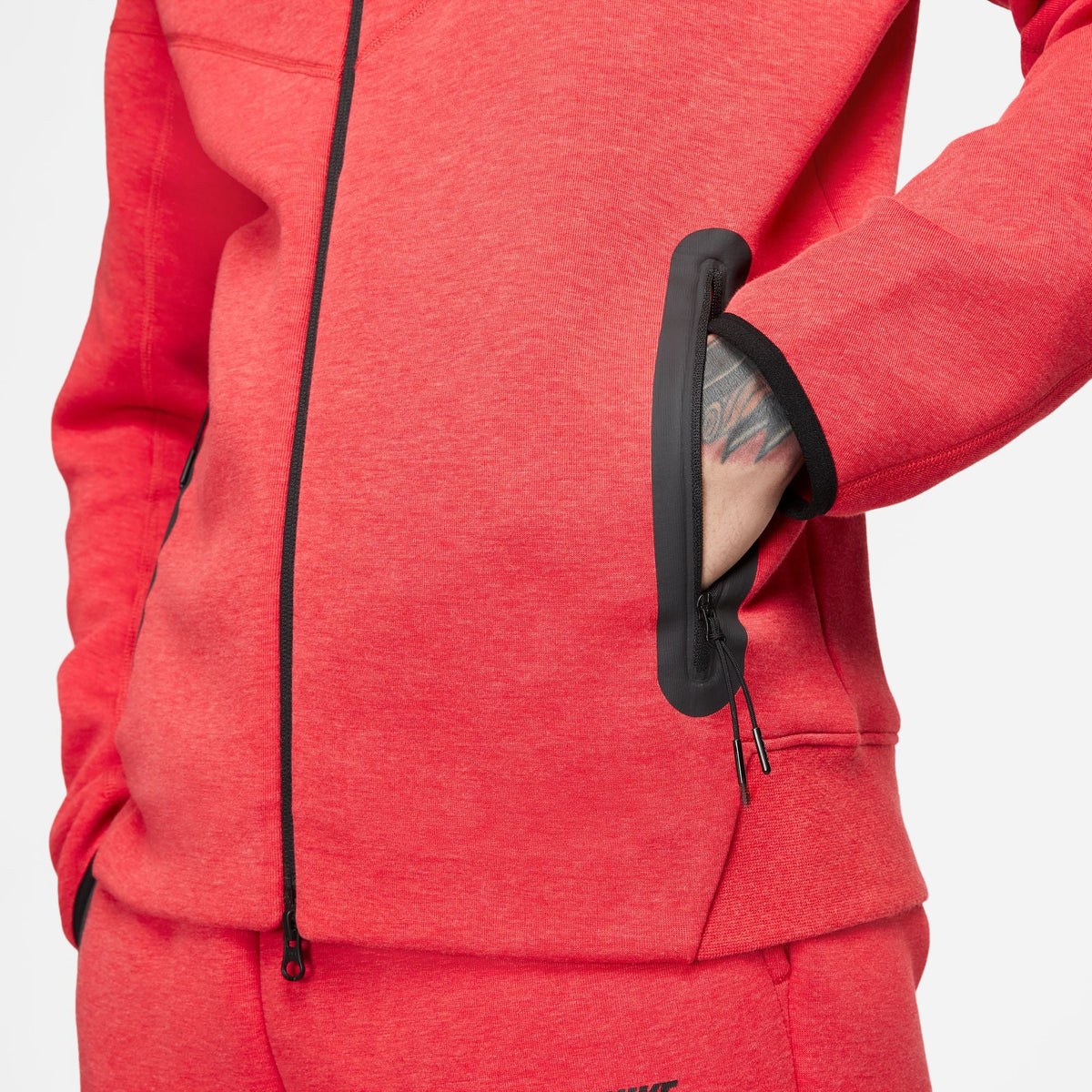Veste Nike Tech Fleece Windrunner - Rouge