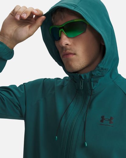 Veste Under Armour Stretch Woven - Vert