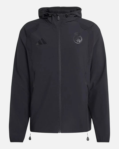 Veste Real Madrid Tiro Travel 2026 - Noir