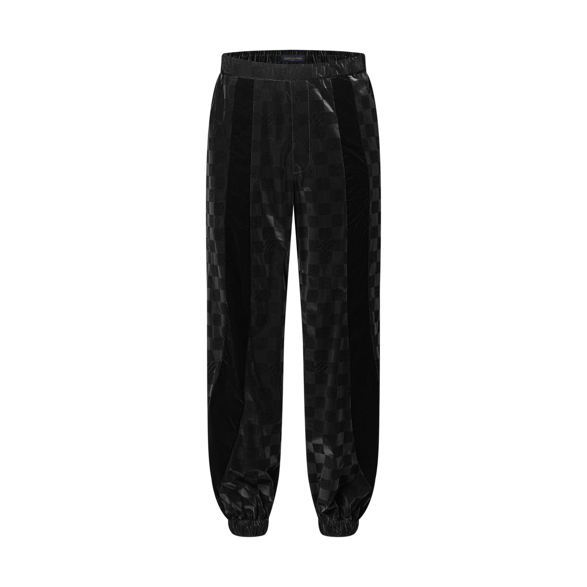 Pantalon de jogging technique floqué Damier