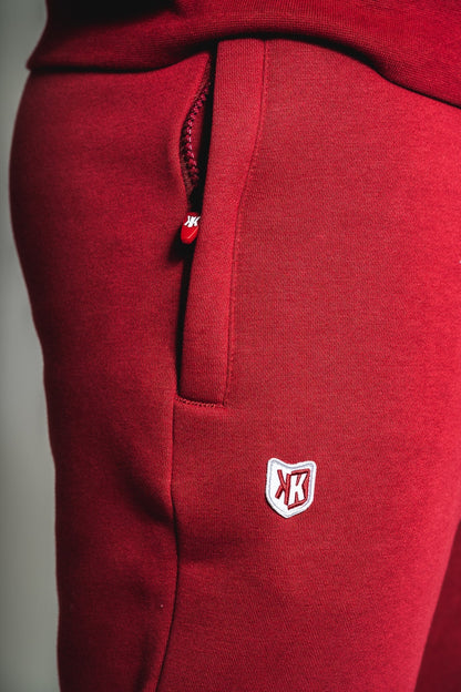 Pantalon jogging FK Basic - Bordeaux