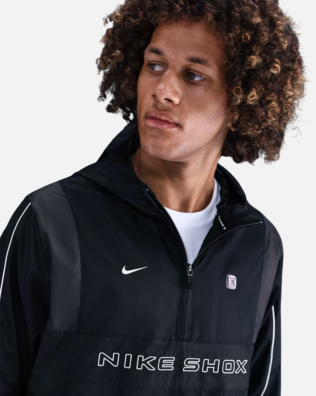Veste 1/2 Zip Nike Sportswear Shox - Noir