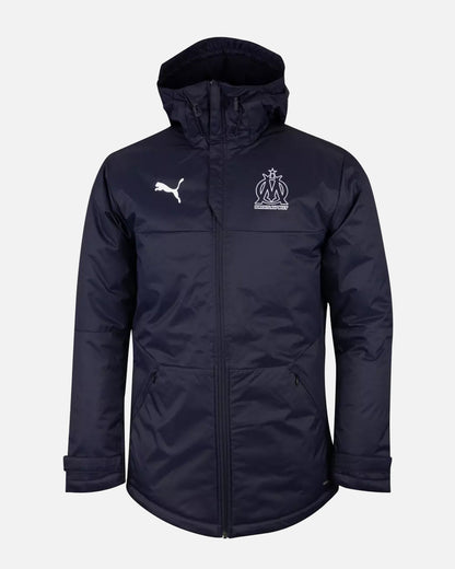 Doudoune OM - Bleu/Blanc