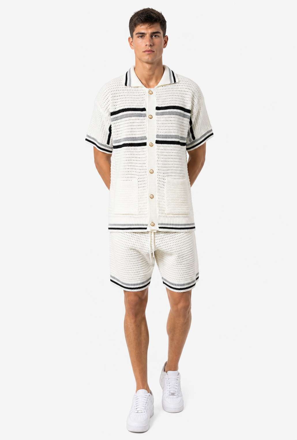 Ensemble IKAO Homme Maille Crochet