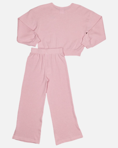 Ensemble Nike lurex waffle Enfant - Rose