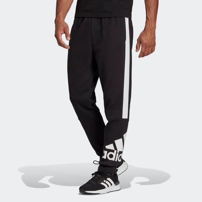 Pantalon Adidas Essentials Colorblock - Noir/Blanc