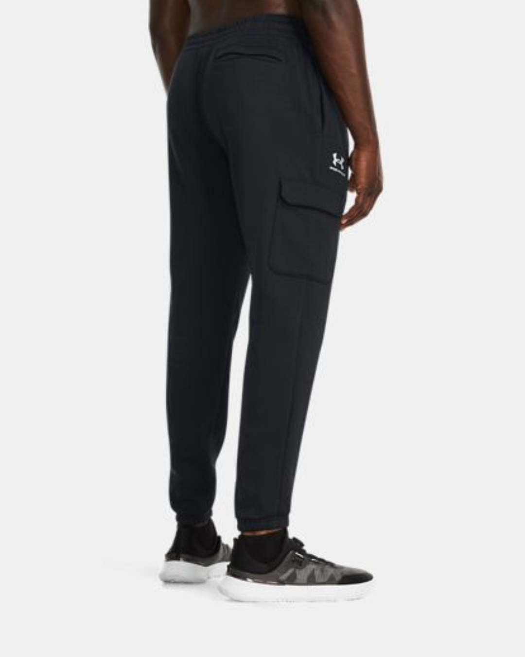 Pantalon Cargo Under Armour Running Essential Fleece - Noir