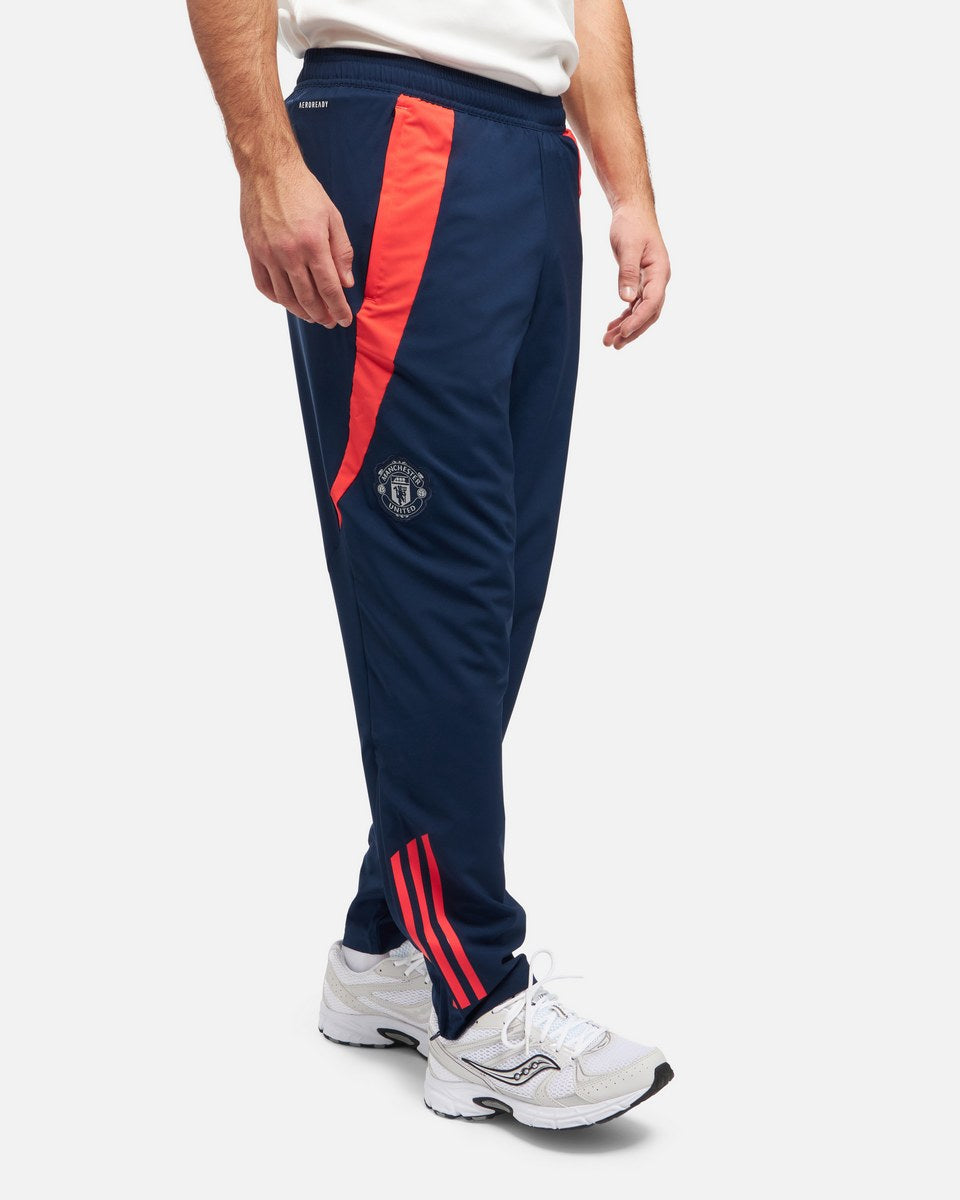 Pantalon de survêtement Manchester United 2025 - Bleu/Orange