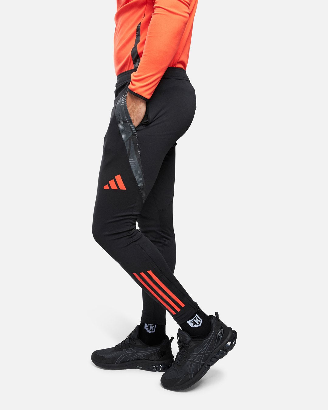 Pantalon d'entrainement Colombie - Noir/Orange