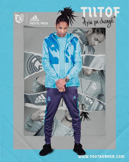 Pantalon d'entrainement Real Madrid Pastel Pack - Gris