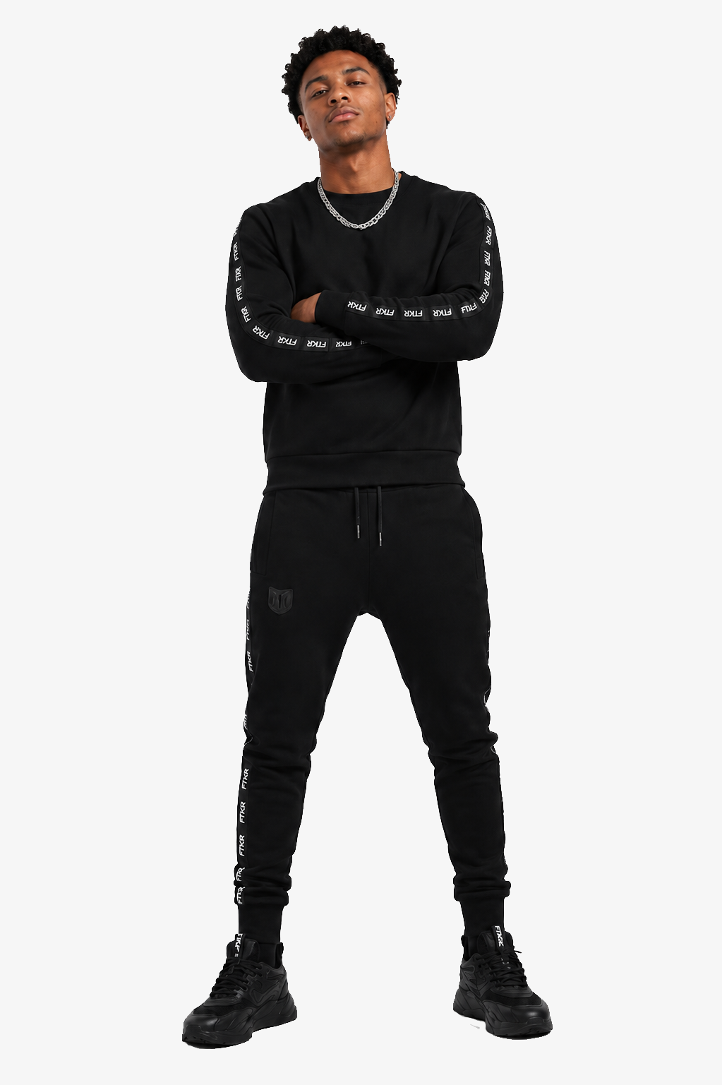 Pantalon jogging FK Sicarios III - Noir/Blanc