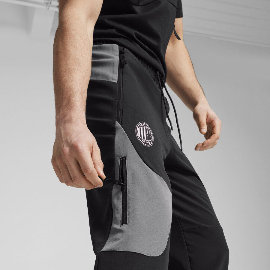 Pantalon de survêtement Milan AC Pumatech - Noir/Gris