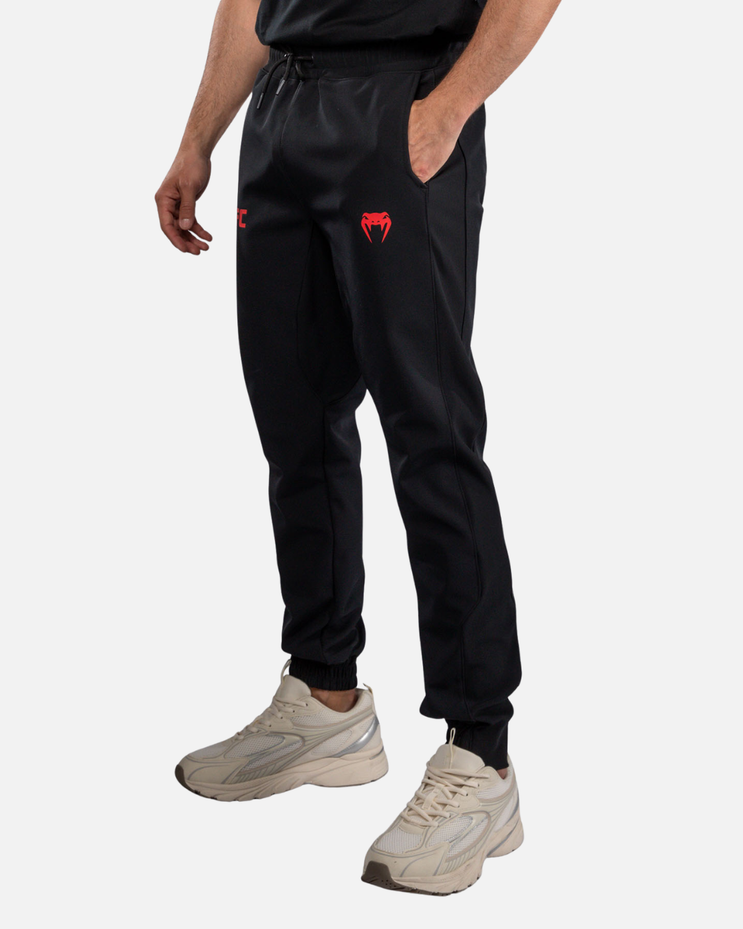Pantalon Venum Authentic Fight Week - Noir/Rouge