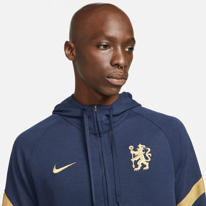 Sweat Capuche Chelsea Travel - Bleu/Jaune