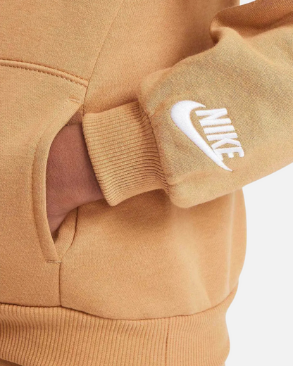 Sweat à capuche Nike Fleece Junior - Camel