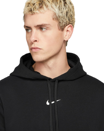 Sweat à capuche Nike Sportswear Fleece - Noir/Blanc